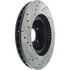 Centric 127.47012CL Disc Brake Rotor Sportstop Cryo Drilled & Slotted Rotor, Left