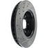 Centric 127.58001CL Axle Hub Sportstop Cryo Drilled & Slotted Rotor, Left