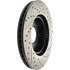 Centric 127.51044R Disc Brake Rotor Slotted Drilled Rotor
