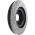 Centric 127.51038CL Disc Brake Rotor Sportstop Cryo Drilled & Slotted Rotor, Left