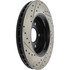 127.58008L by CENTRIC - Sport Drilled & Slotted Rotor, Left