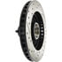 Centric 127.61026CL Disc Brake Rotor and Hub Assembly Sportstop Cryo Drilled & Slotted Rotor, Left