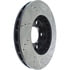 Centric 127.61041CR Disc Brake Rotor Sportstop Cryo Drilled & Slotted Rotor, Right