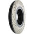 Centric 127.61080CL Disc Brake Rotor Sportstop Cryo Drilled & Slotted Rotor, Left