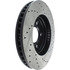 Centric 127.61085R Disc Brake Rotor Slotted Drilled Rotor