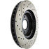 Centric 127.61094L Disc Brake Rotor Slotted Drilled Rotor