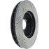 127.61100R by CENTRIC - Slotted Drilled Rotor