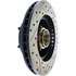 127.62000R by CENTRIC - Slotted Drilled Rotor