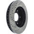 127.62017L by CENTRIC - Slotted Drilled Rotor