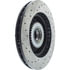 Centric 127.62035CL Disc Brake Rotor and Hub Assembly Sportstop Cryo Drilled & Slotted Rotor, Left
