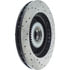 Centric 127.62035CR Disc Brake Rotor and Hub Assembly Sportstop Cryo Drilled & Slotted Rotor, Right