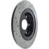 Centric 127.62064CL Disc Brake Rotor Sportstop Cryo Drilled & Slotted Rotor, Left