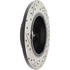 Centric 127.62101CL Disc Brake Rotor Sportstop Cryo Drilled & Slotted Rotor, Left