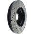 Centric 127.62072CR Disc Brake Rotor Sportstop Cryo Drilled & Slotted Rotor, Right
