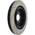 Centric 127.62076CR Disc Brake Rotor Sportstop Cryo Drilled & Slotted Rotor, Right