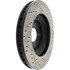 Centric 127.62084R Disc Brake Rotor Slotted Drilled Rotor