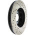 127.62095R by CENTRIC - Slotted Drilled Rotor