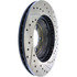127.63005R by CENTRIC - Slotted Drilled Rotor