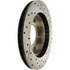 Centric 127.63006R Disc Brake Rotor Slotted Drilled Rotor