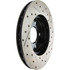 127.63039R by CENTRIC - Slotted Drilled Rotor