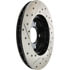 Centric 127.63039CL Disc Brake Rotor Sportstop Cryo Drilled & Slotted Rotor, Left