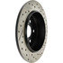 127.63040R by CENTRIC - Slotted Drilled Rotor