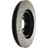 Centric 127.63059CR Disc Brake Rotor Sportstop Cryo Drilled & Slotted Rotor, Right