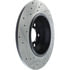 Centric 127.63060CL Disc Brake Rotor Sportstop Cryo Drilled & Slotted Rotor, Left