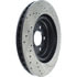 Centric 127.63061CR Disc Brake Rotor Sportstop Cryo Drilled & Slotted Rotor, Right