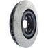 Centric 127.63063CL Disc Brake Rotor Sportstop Cryo Drilled & Slotted Rotor, Left