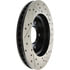 Centric 127.63068CR Disc Brake Rotor Sportstop Cryo Drilled & Slotted Rotor, Right