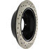 127.63066R by CENTRIC - Slotted Drilled Rotor