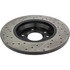 Centric 127.33076L Disc Brake Rotor Slotted Drilled Rotor