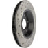 Centric 127.33088CL Disc Brake Rotor Sportstop Cryo Drilled & Slotted Rotor, Left