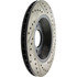 Centric 127.33088CR Disc Brake Rotor Sportstop Cryo Drilled & Slotted Rotor, Right