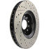 Centric 127.33096CR Disc Brake Rotor Sportstop Cryo Drilled & Slotted Rotor, Right