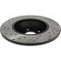 Centric 127.33119L Disc Brake Rotor Slotted Drilled Rotor