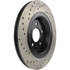127.33125L by CENTRIC - Sport Drilled & Slotted Rotor, Left