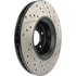 127.33111R by CENTRIC - Slotted Drilled Rotor