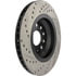 Centric 127.33113CL Disc Brake Rotor Sportstop Cryo Drilled & Slotted Rotor, Left