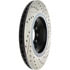 Centric 127.33113CR Disc Brake Rotor Sportstop Cryo Drilled & Slotted Rotor, Right