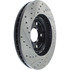 Centric 127.44088CL Disc Brake Rotor Sportstop Cryo Drilled & Slotted Rotor, Left