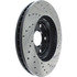 Centric 127.44088CR Disc Brake Rotor Sportstop Cryo Drilled & Slotted Rotor, Right