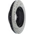 Centric 127.44109CL Disc Brake Rotor Sportstop Cryo Drilled & Slotted Rotor, Left
