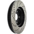 Centric 127.44140CL Disc Brake Rotor Sportstop Cryo Drilled & Slotted Rotor, Left