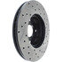 Centric 127.45040R Disc Brake Rotor Slotted Drilled Rotor
