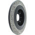 127.45041R by CENTRIC - Slotted Drilled Rotor