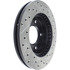 127.45048R by CENTRIC - Slotted Drilled Rotor