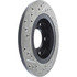 127.45049L by CENTRIC - Sport Drilled & Slotted Rotor, Left