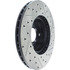 127.45050R by CENTRIC - Slotted Drilled Rotor